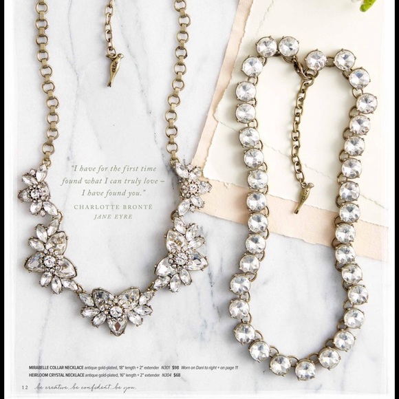 Heirloom crystal statement necklace - Picture 2 of 8